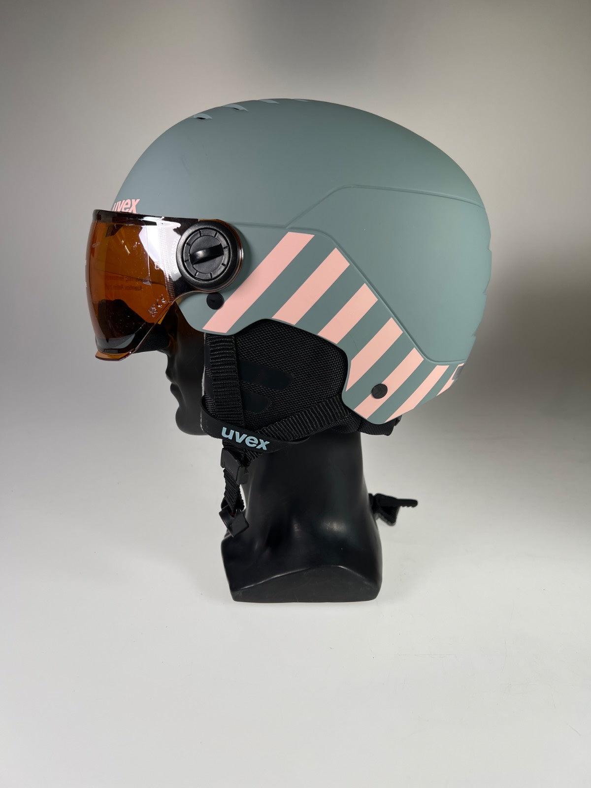 uvex Rocket Jr Visor Skihelm - Größe 54-58cm #10485