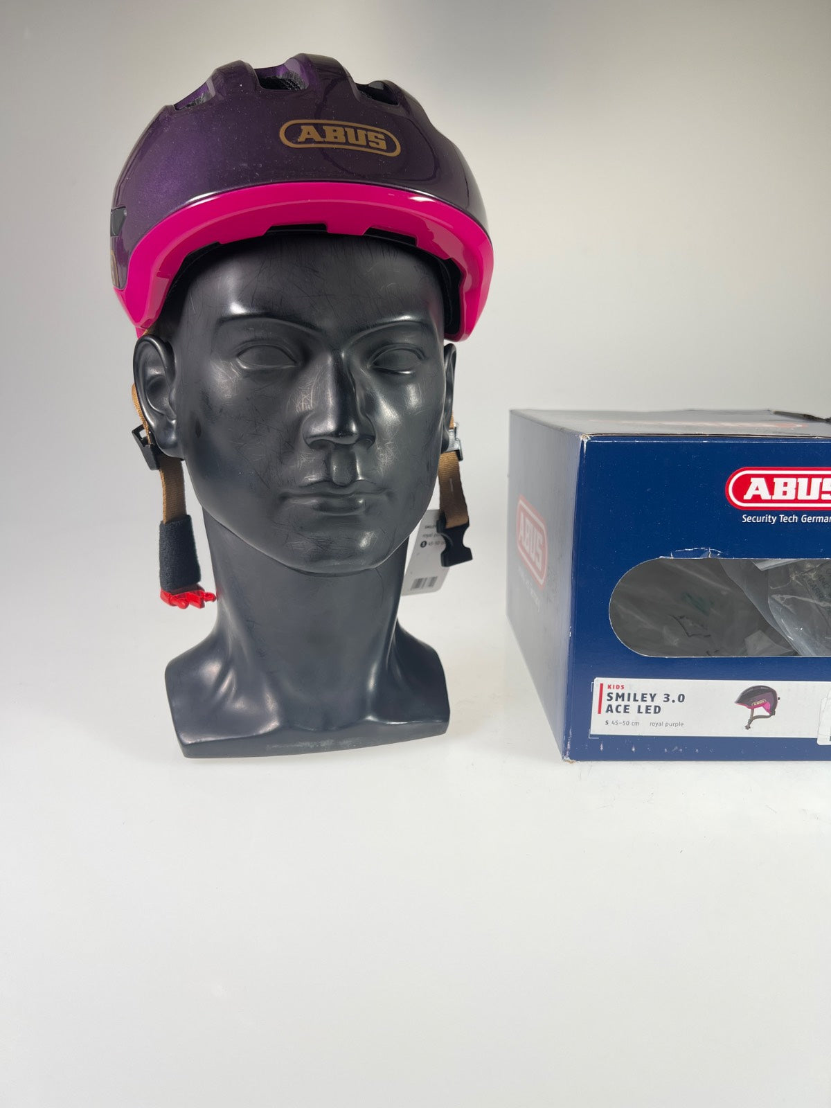 ABUS Smiley 3.0 Ace LED Fahrradhelm - Größe 45-50cm #10516