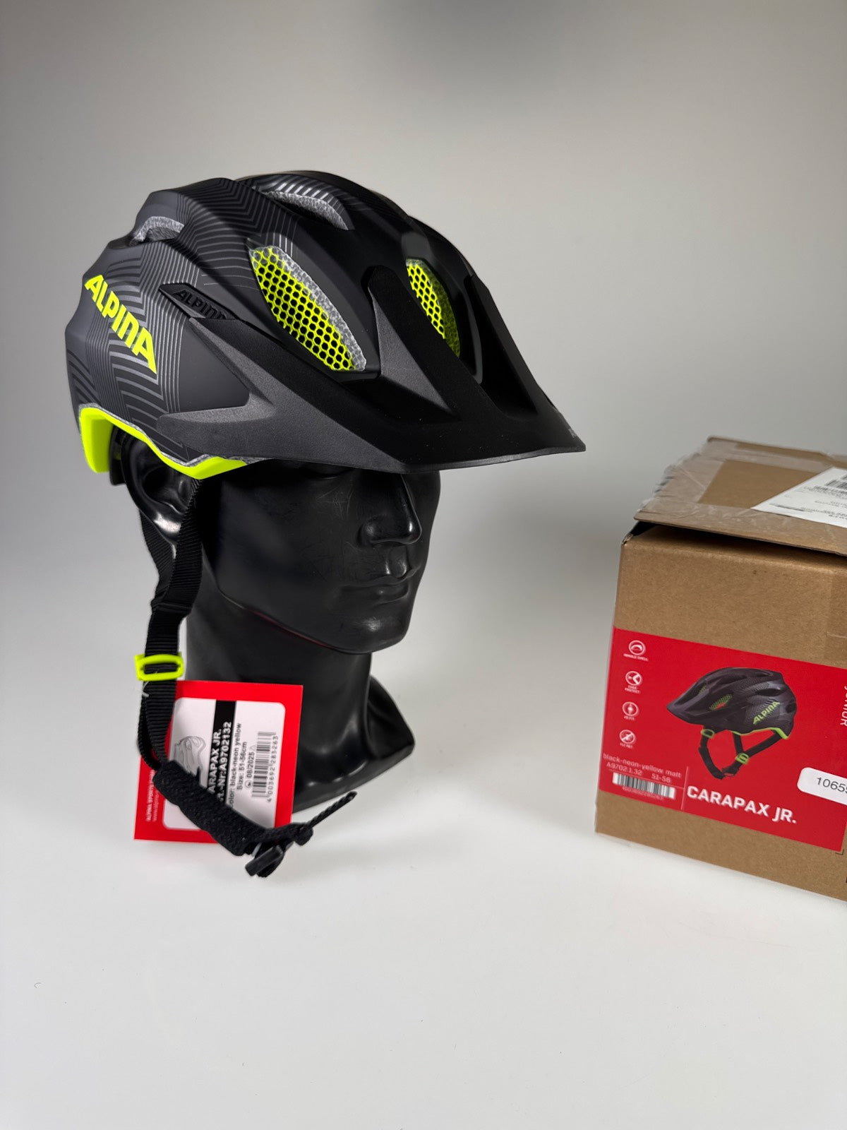 Alpina Carapax Junior Fahrradhelm - Größe 51-56cm #10659