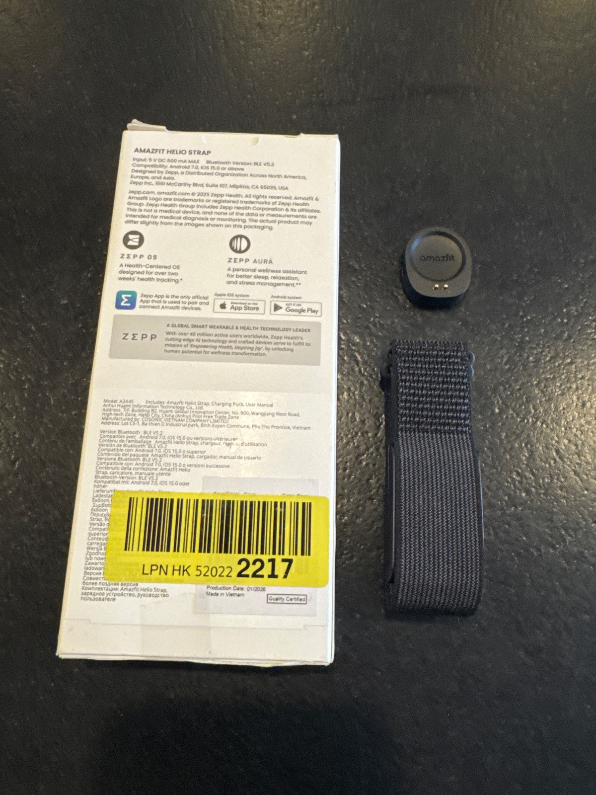 Amazfit Helio Strap Smart Band Fitness-Tracker - 10 Tage Akku #10064