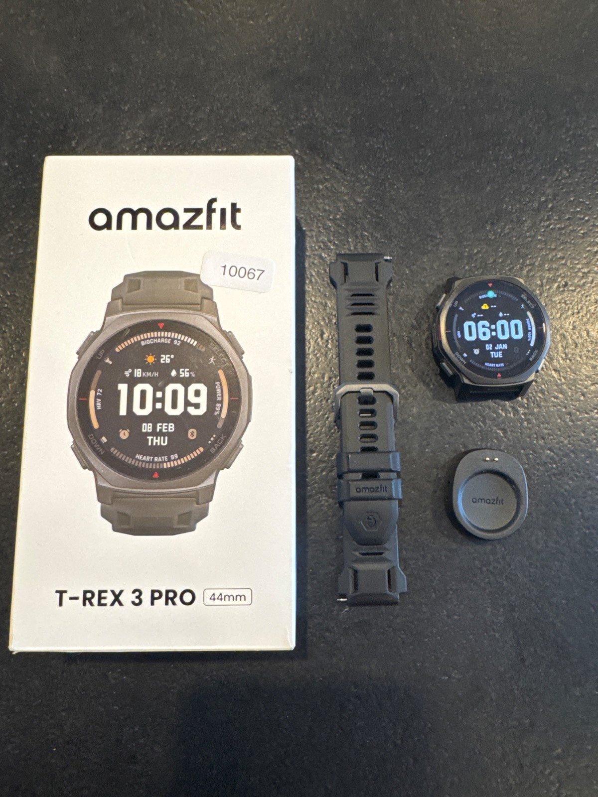 Amazfit T-Rex 3 Pro Outdoor Smartwatch 44mm - Black #10067
