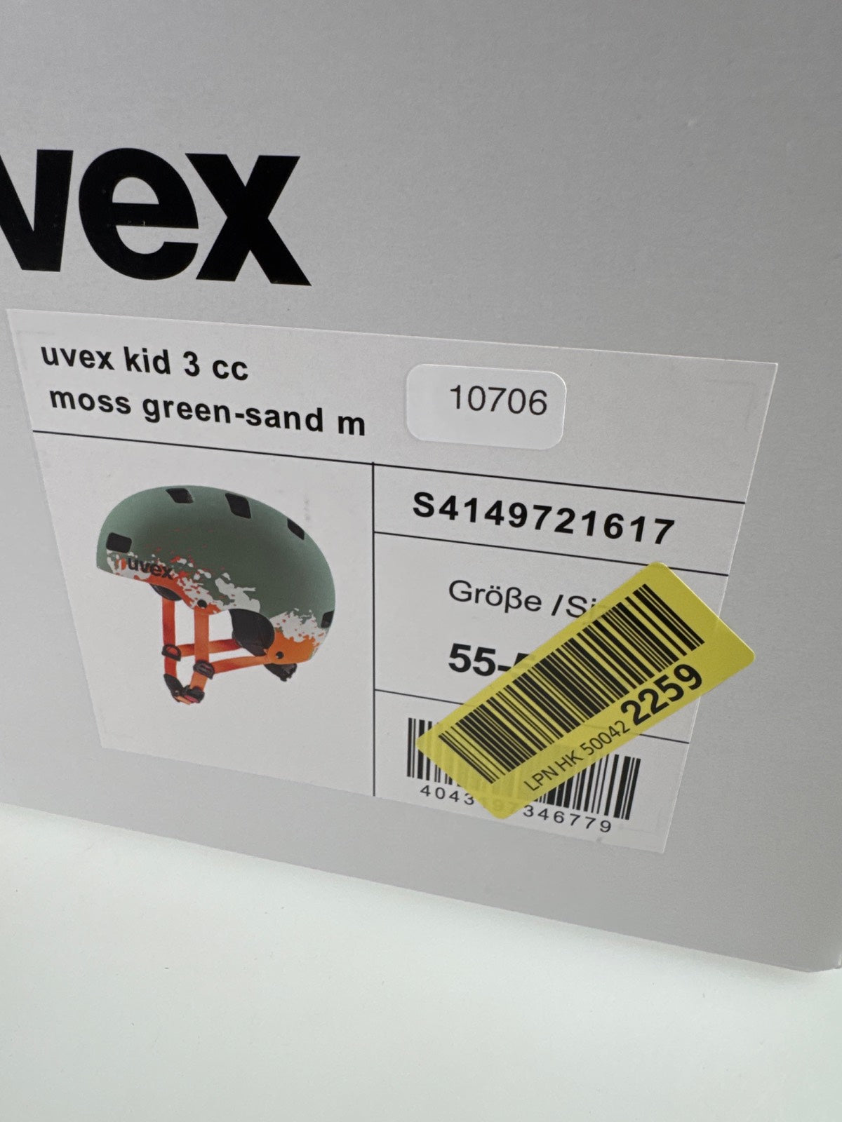 uvex Kid 3 cc Fahrradhelm - Größe 55-58cm #10706