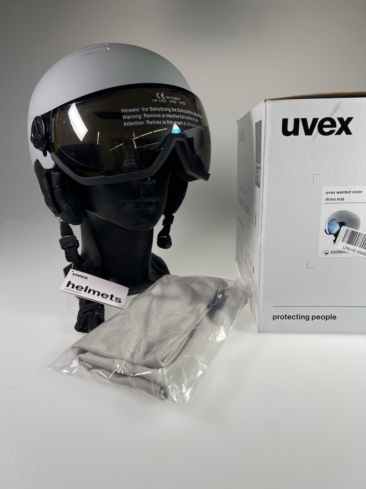 uvex Wanted Visor Skihelm - Größe 54-58cm #10525