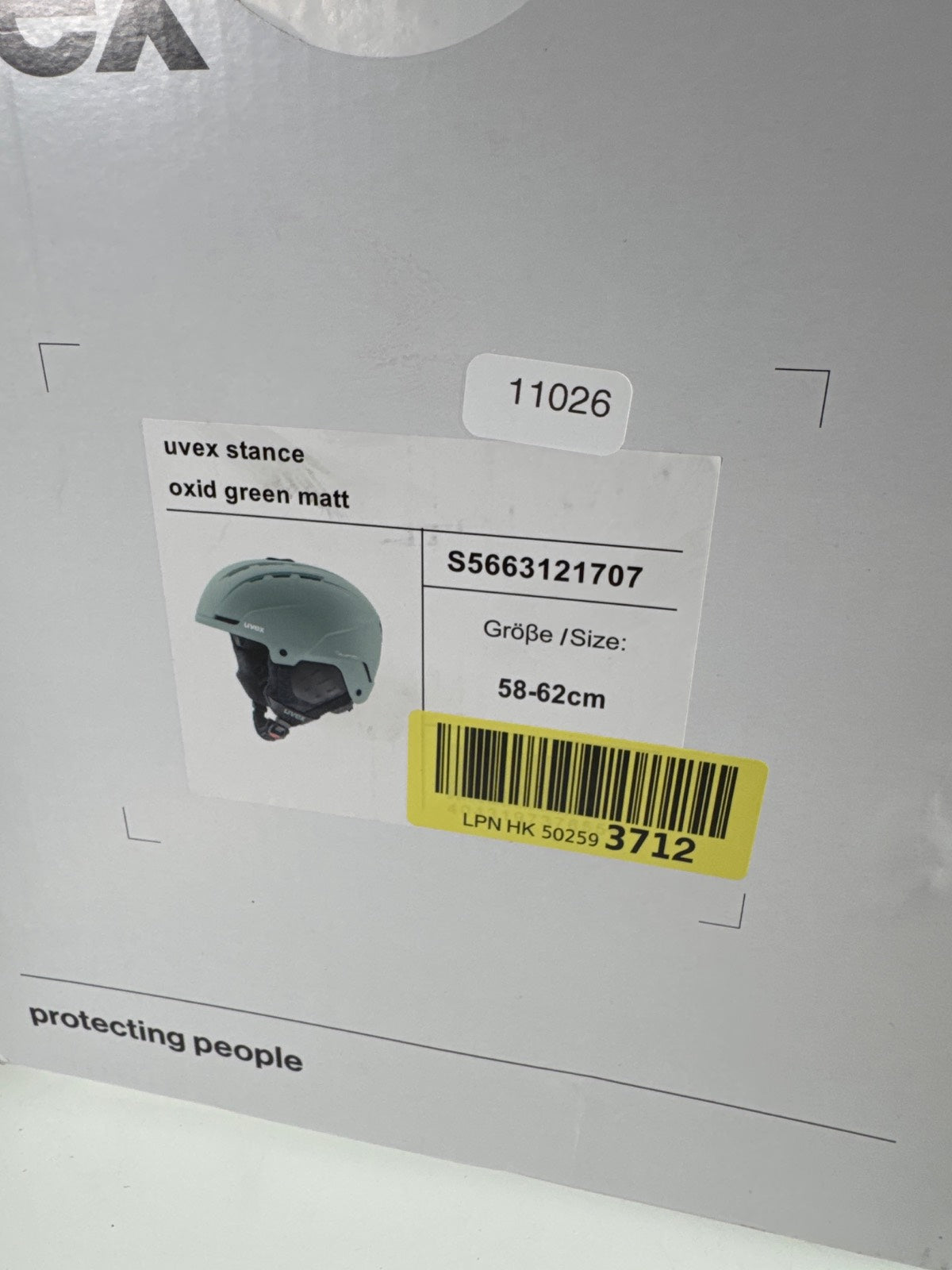 uvex Stance Skihelm - Größe 58-62cm #11026