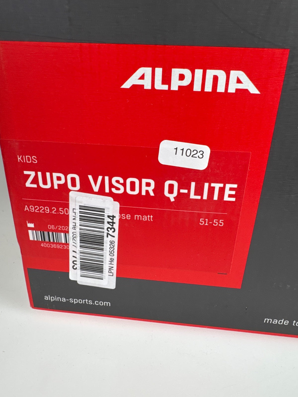 ALPINA Zupo Visor Q-Lite Skihelm - Größe 51-55cm #11023