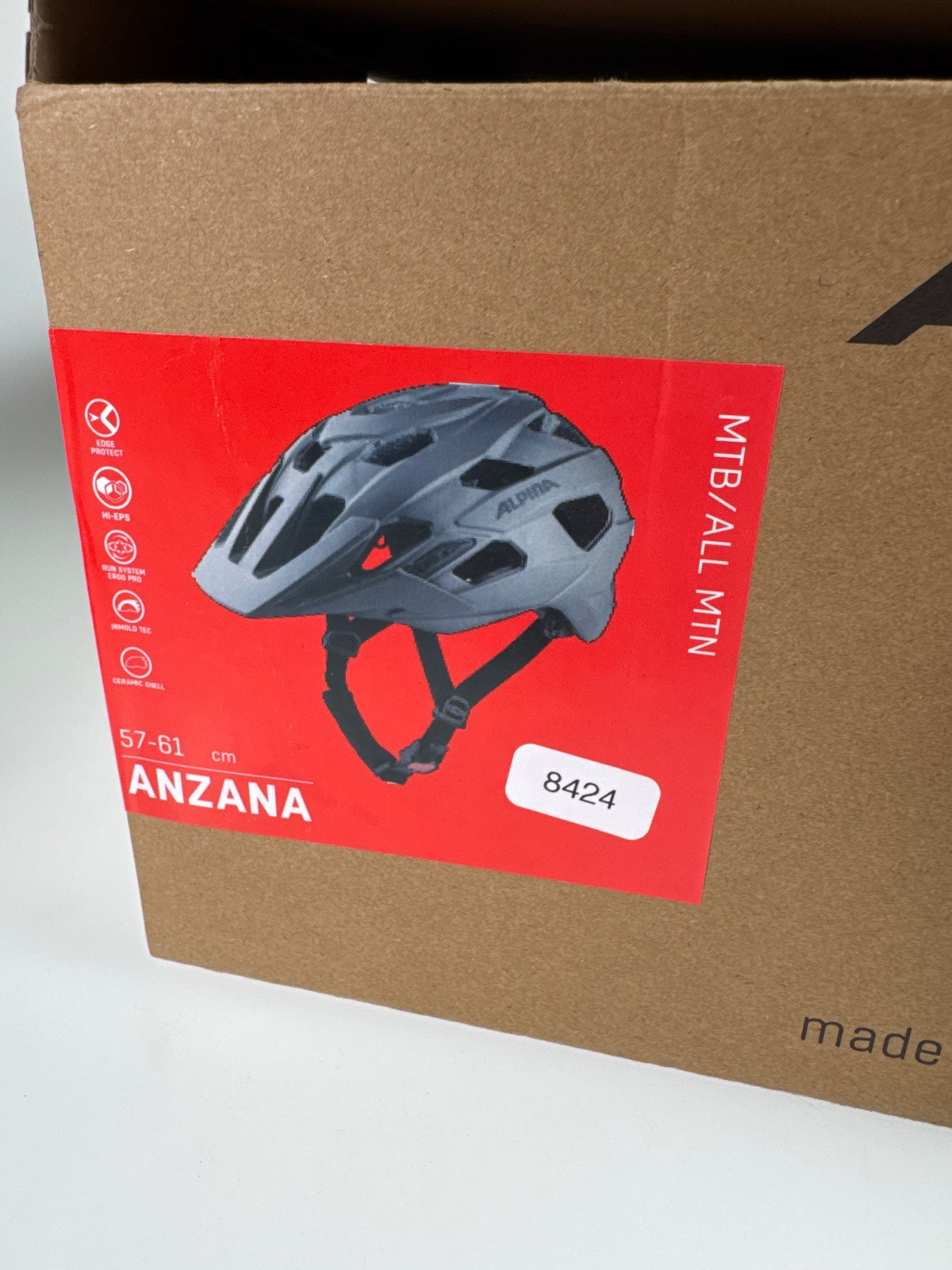 ALPINA Anzana Fahrradhelm - Größe 57-61cm #8424