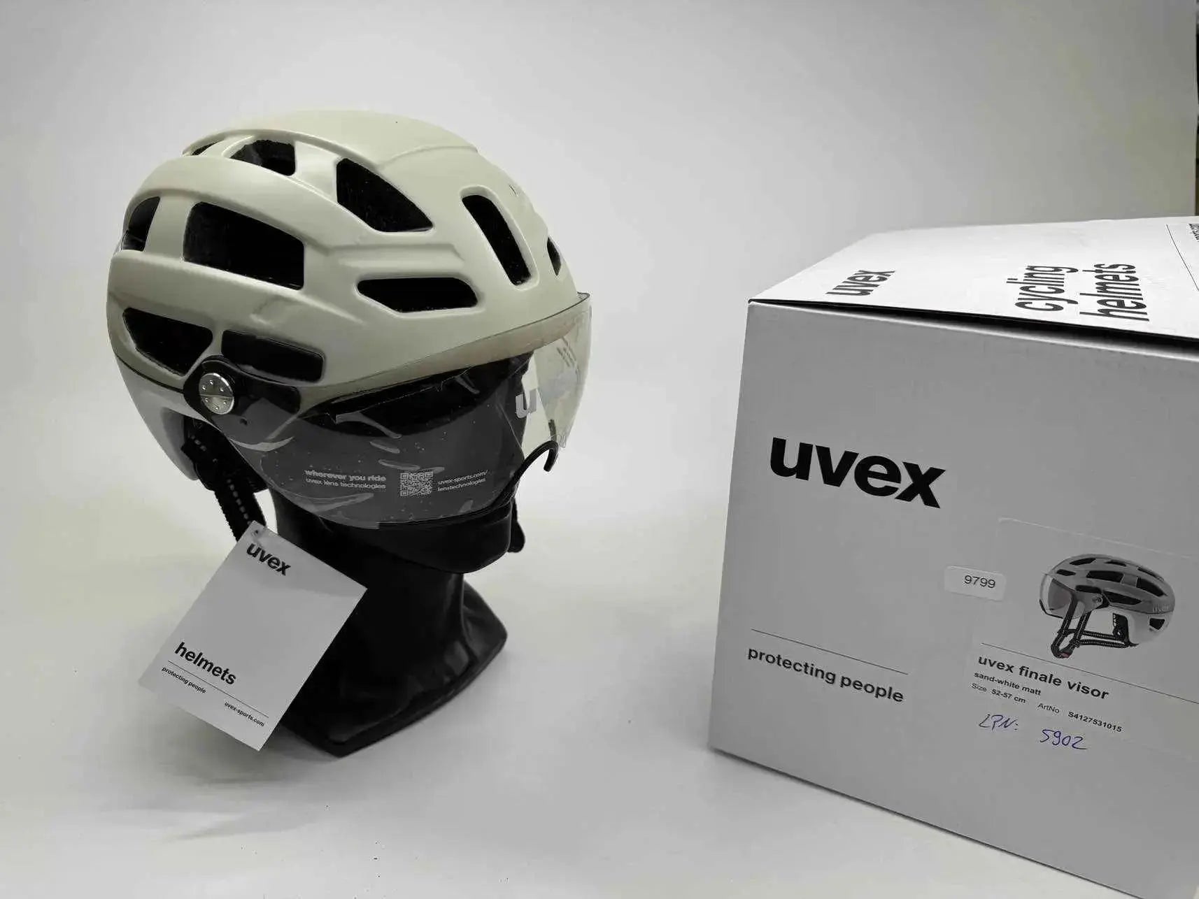 uvex Finale Visor Fahrradhelm - Größe 52-57cm #9799