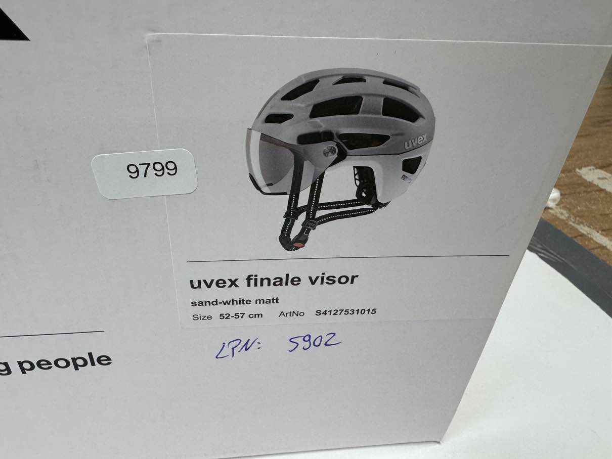 uvex Finale Visor Fahrradhelm - Größe 52-57cm #9799