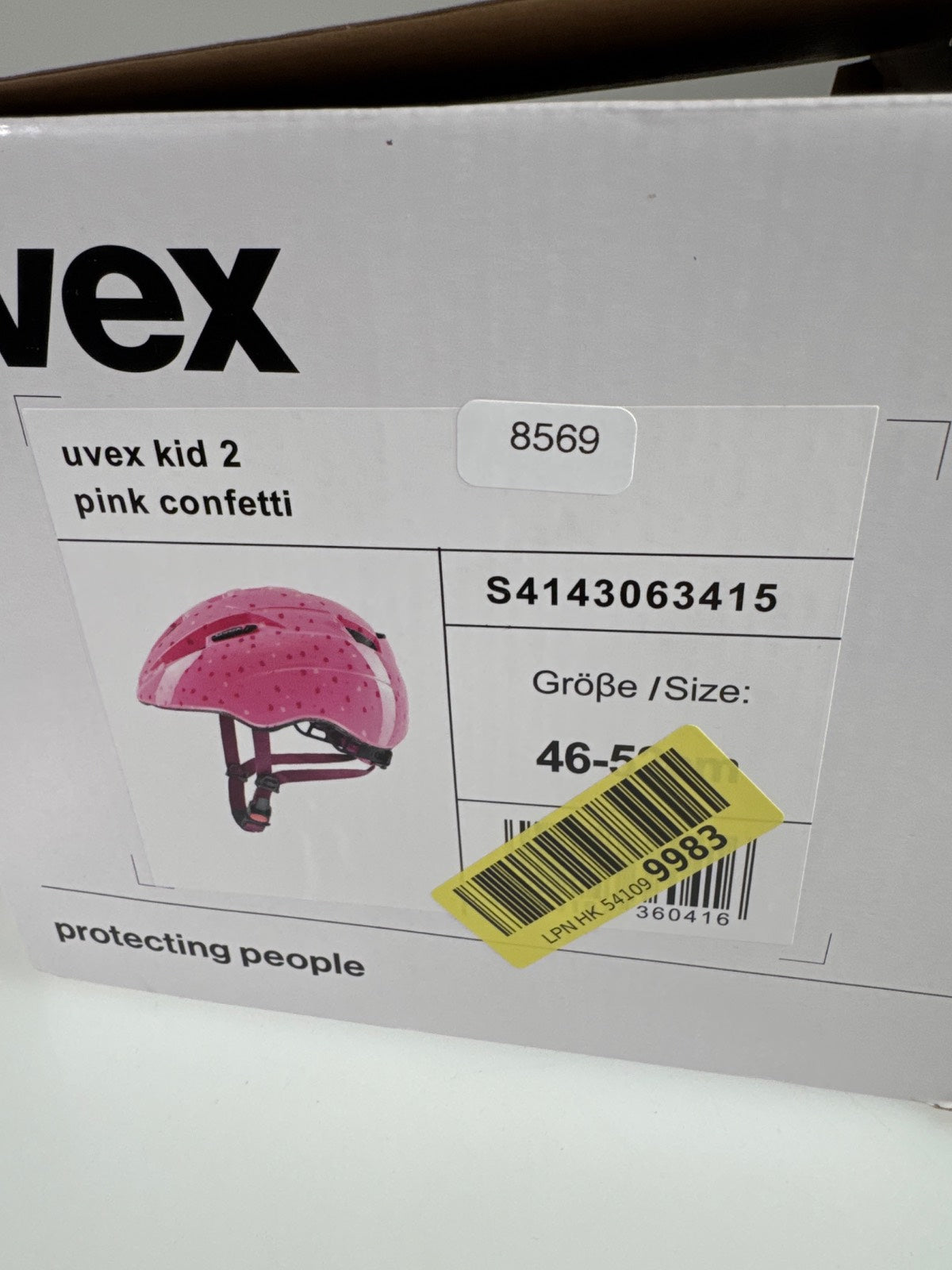 uvex Kid 2 Fahrradhelm - Größe 46-52cm #8569