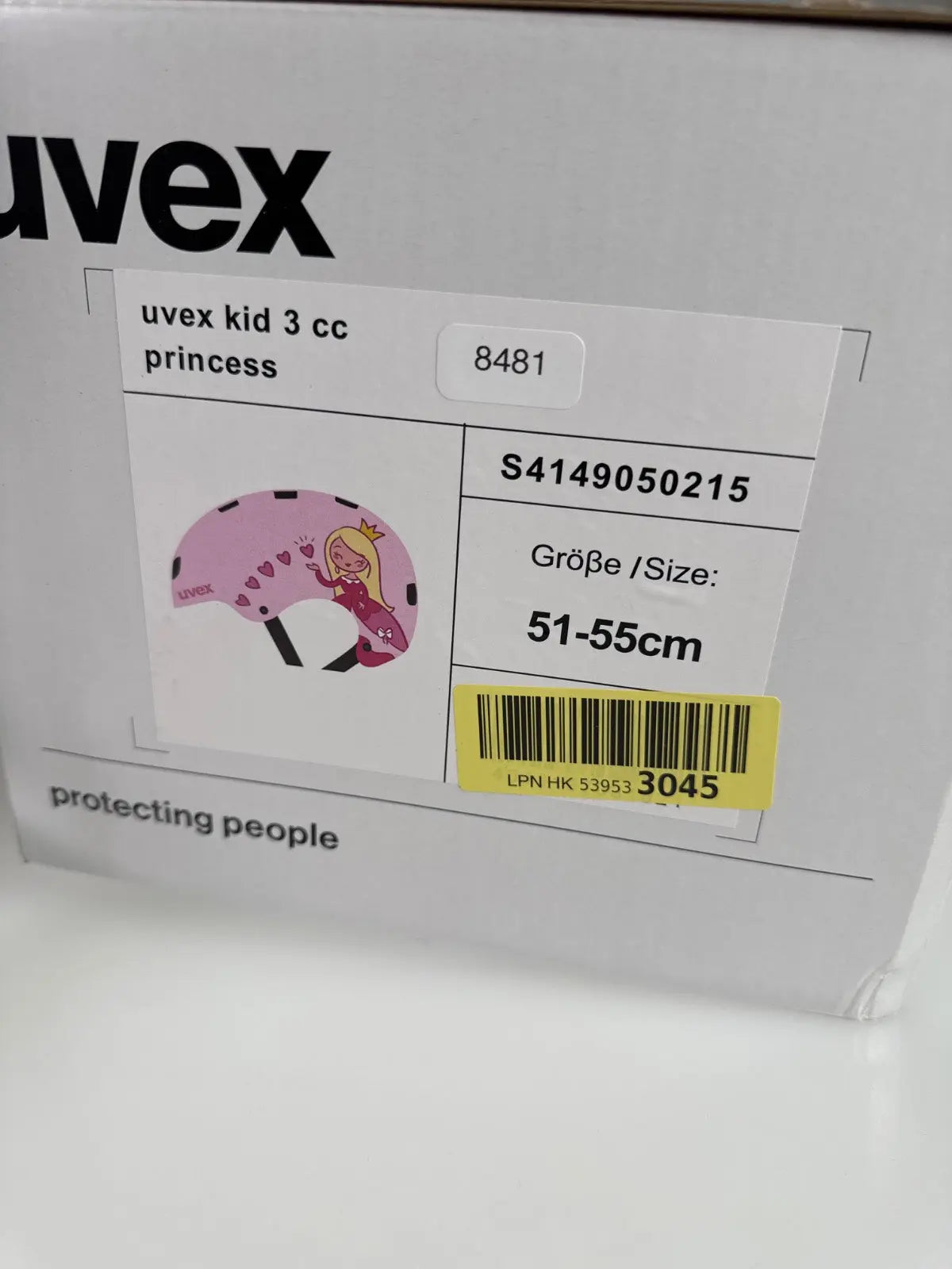 uvex Kid 3 cc Fahrradhelm - Größe 51-55cm #8481