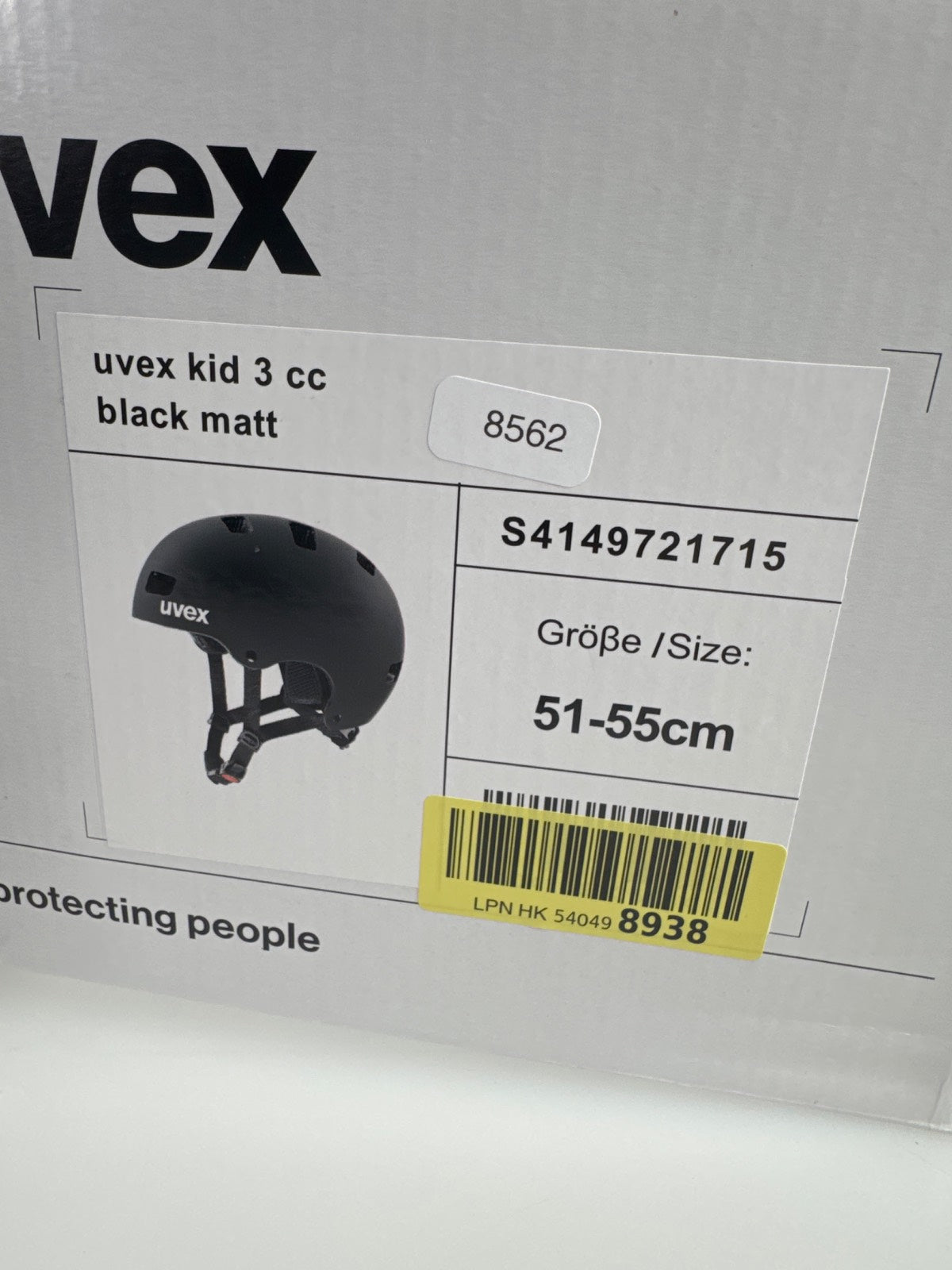 uvex Kid 3 cc Fahrradhelm - Größe 51-55cm #8562