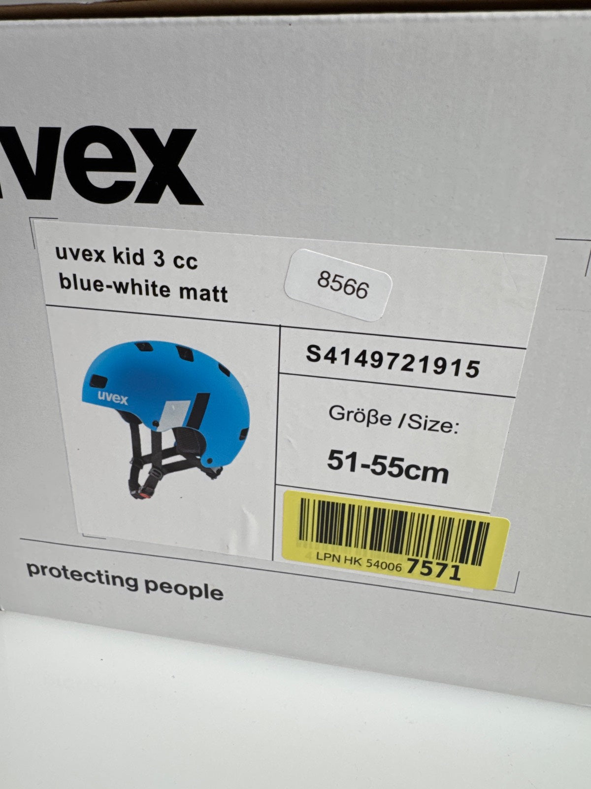 uvex Kid 3 cc Fahrradhelm - Größe 51-55cm #8566