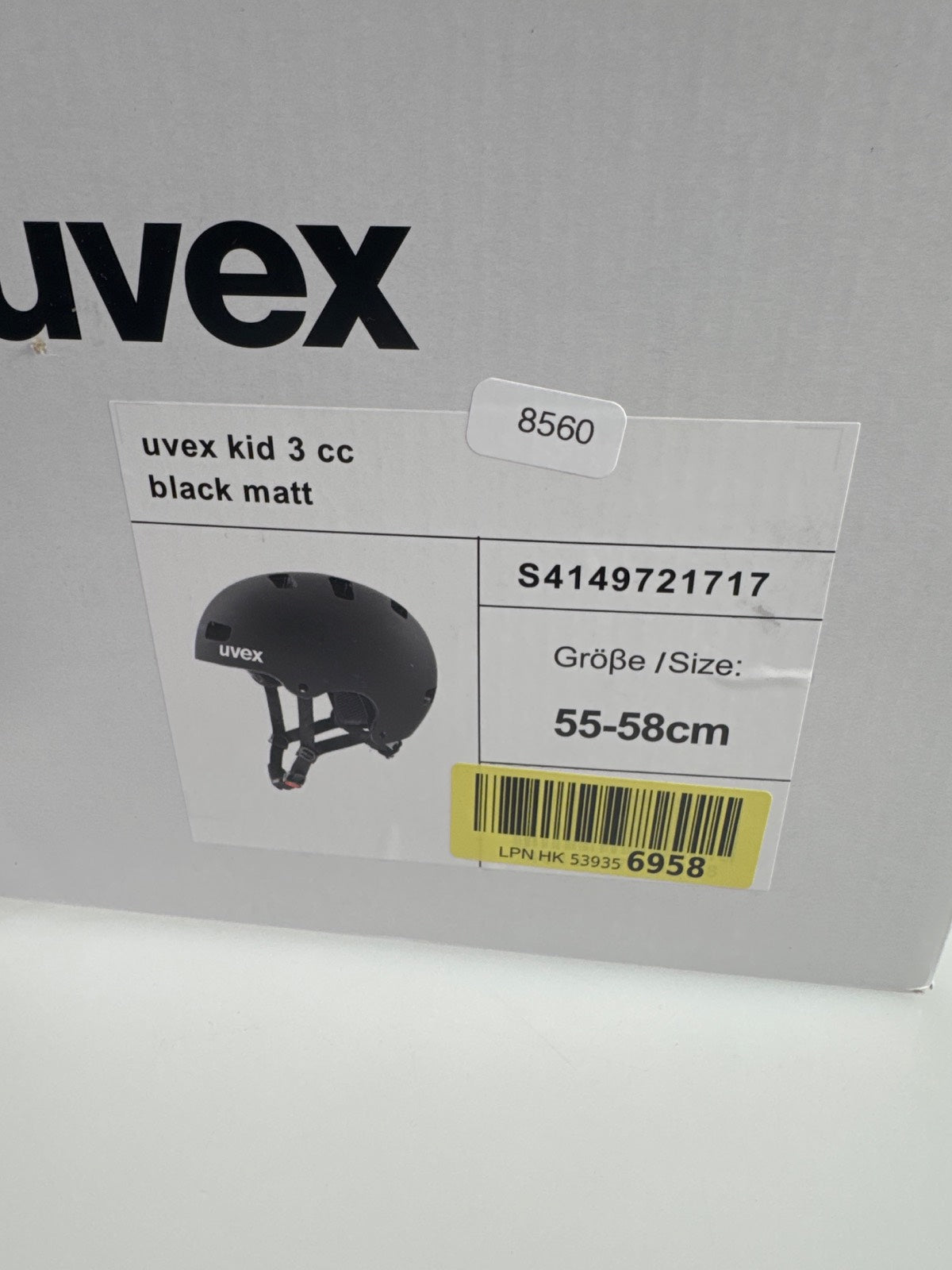 uvex Kid 3 cc Fahrradhelm - Größe 55-58cm #8560