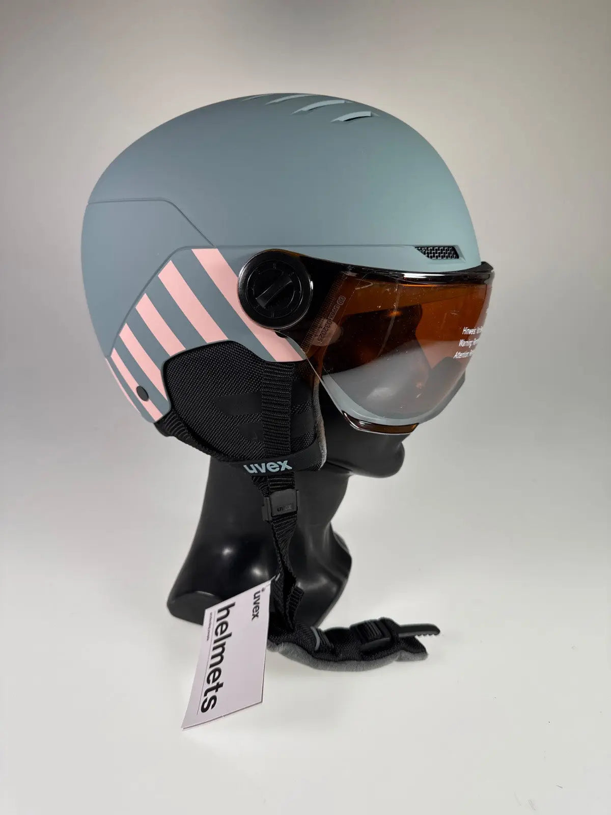 uvex Rocket Jr Visor Skihelm - Größe 51-55cm #8764