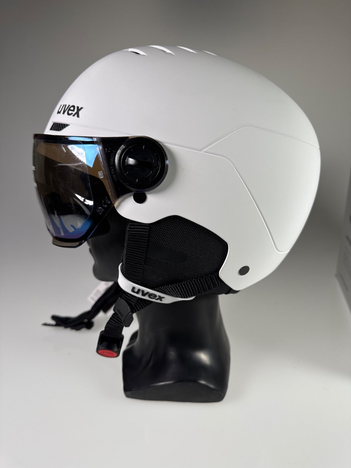 uvex Rocket Jr Visor Skihelm - Größe 55-58cm #8865