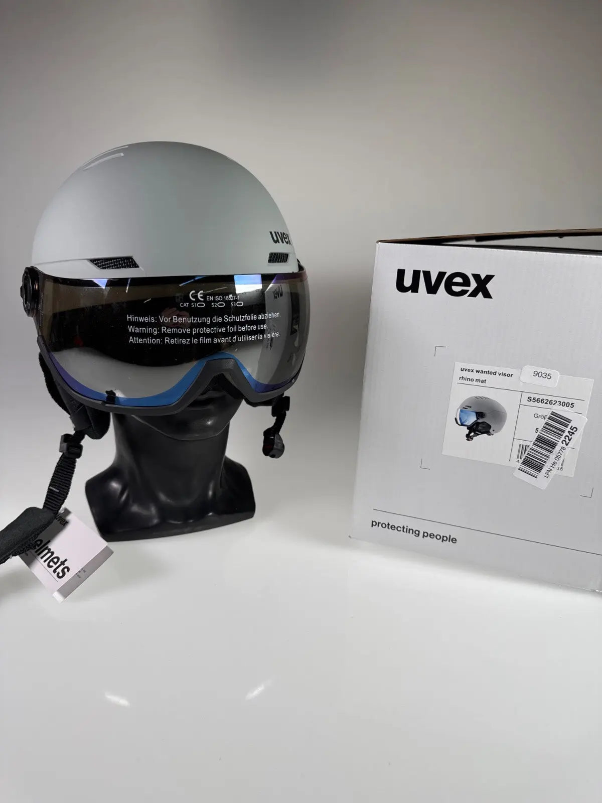 uvex Wanted Visor Skihelm - Größe 55-58cm #9035