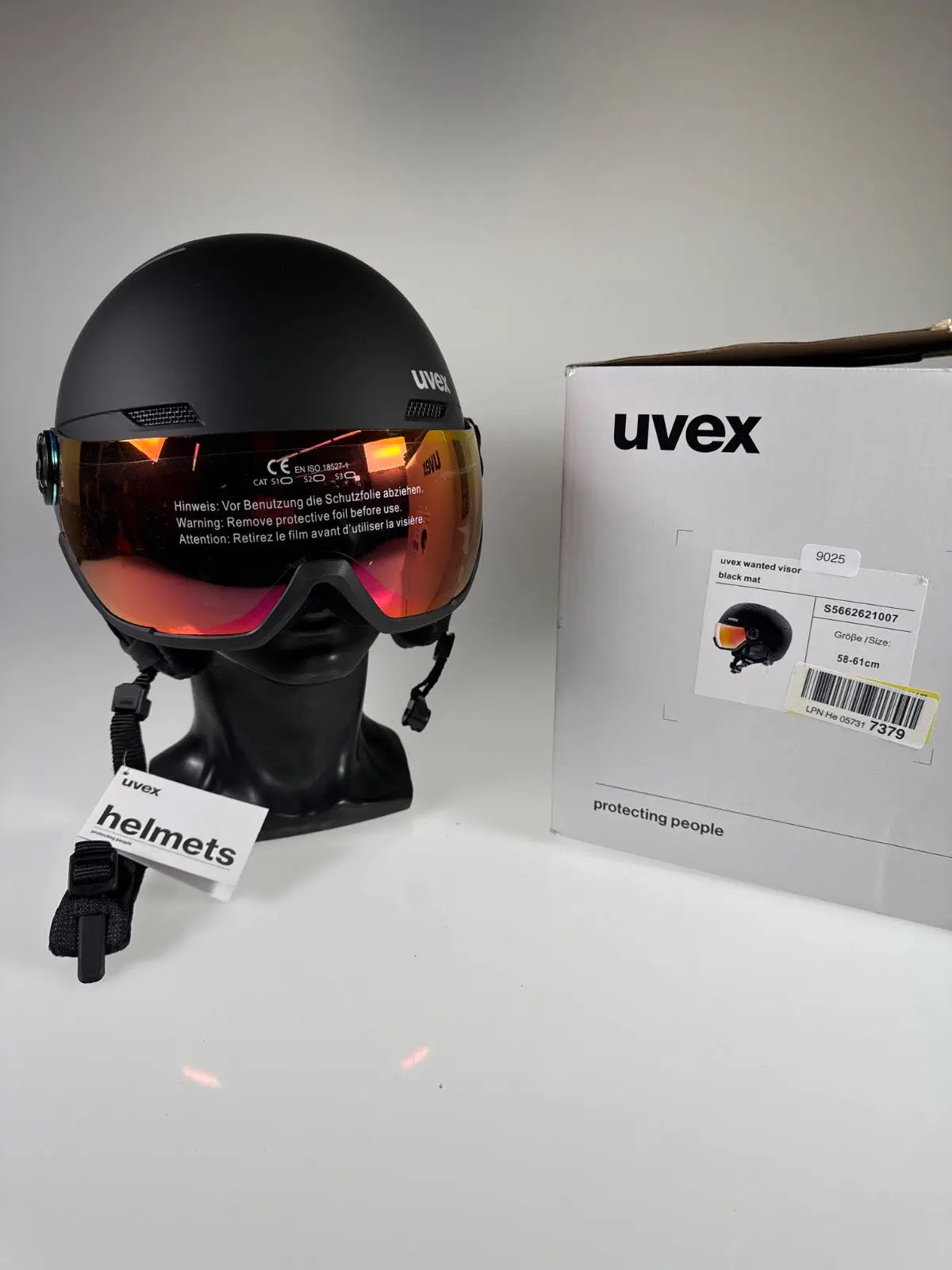 uvex Wanted Visor Skihelm - Größe 58-61cm #9025