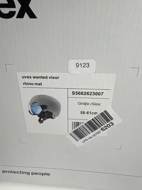 uvex Wanted Visor Skihelm - Größe 58-61cm #9123