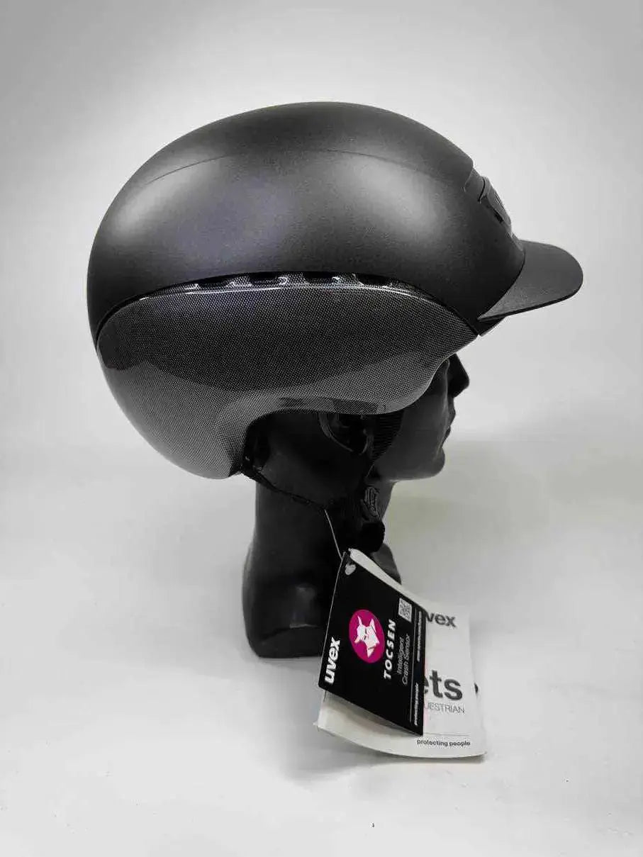 uvex elexxion tocsen Reithelm - Größe 55-56 cm #7842 - Black Forest Deals