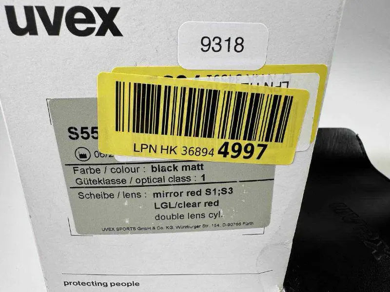 uvex g.gl 3000 TO Skibrille black matt mirror red Supravision #9318