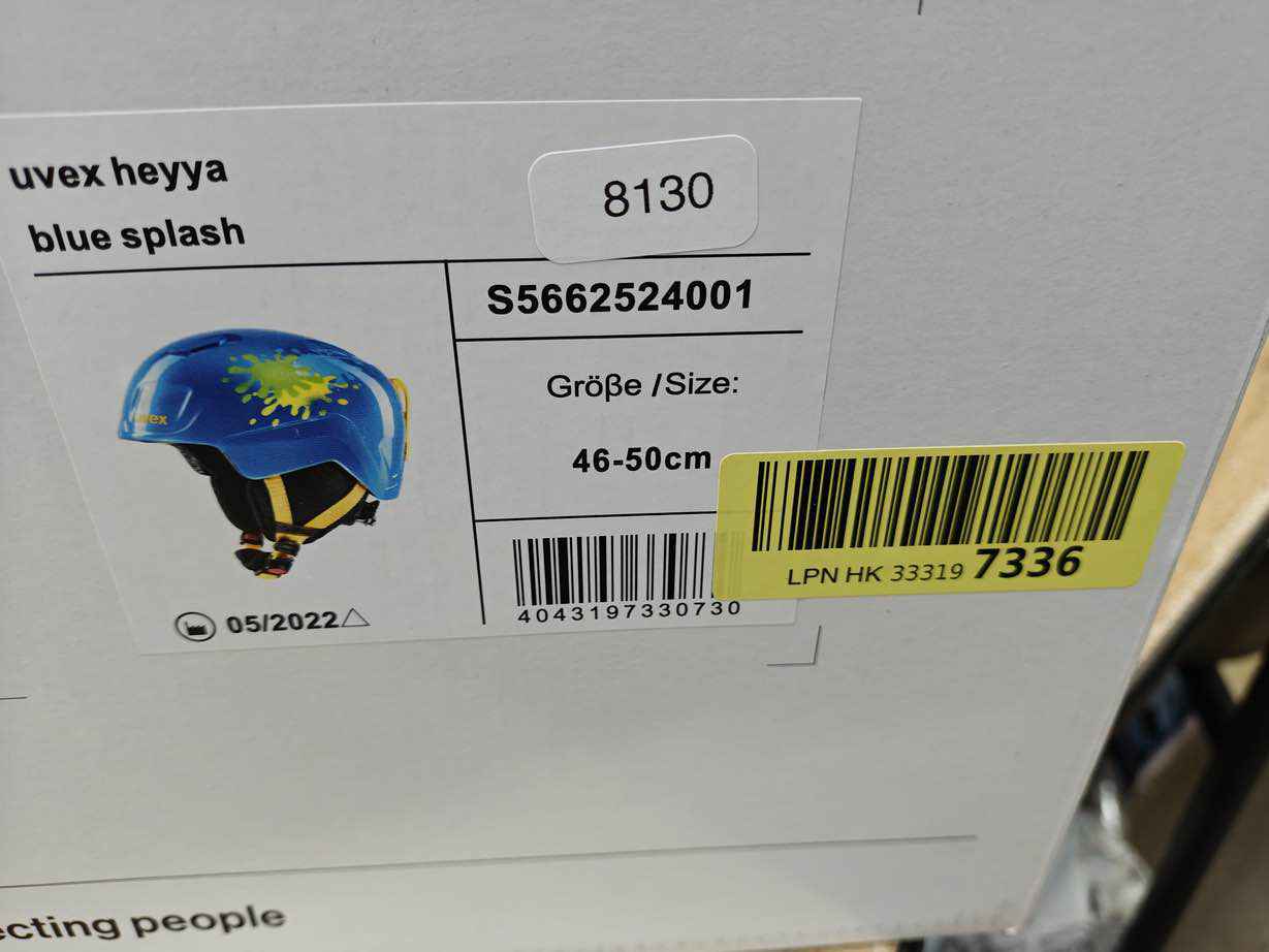 uvex heyya Skihelm - Größe 46-50 cm #8130 - Black Forest Deals