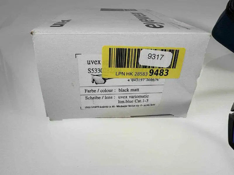 uvex sportstyle 231 2.0 V Sportbrille variomatic black mat blau #9317