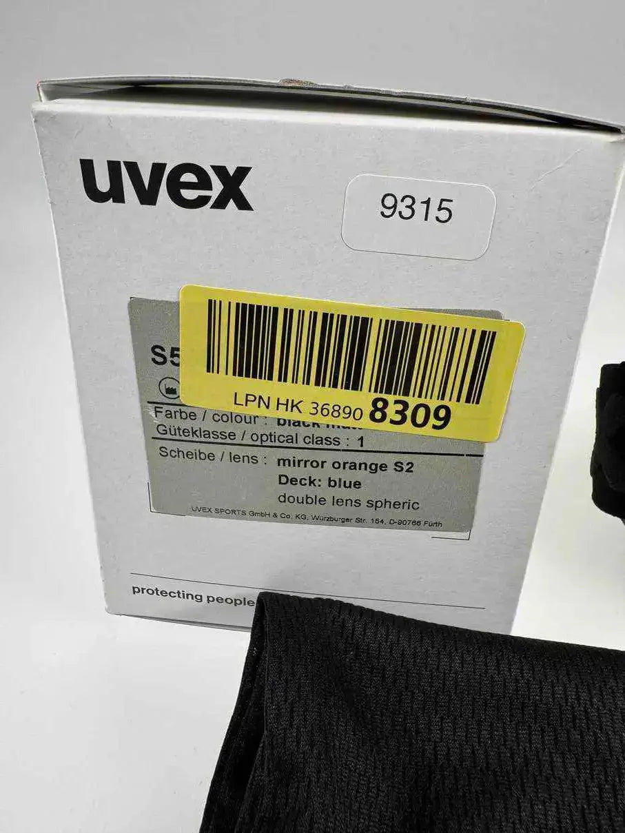 uvex topic FM sphere Skibrille schwarz mirror orange verspiegelt #9315