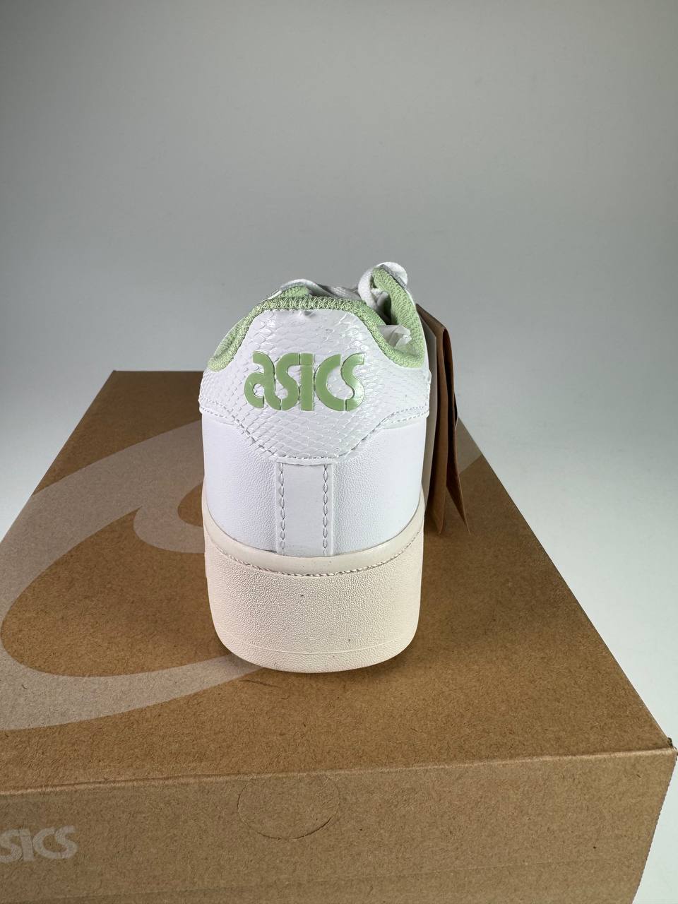 ASICS JAPAN S PF Damen-Sneaker White/Jade – Rückansicht