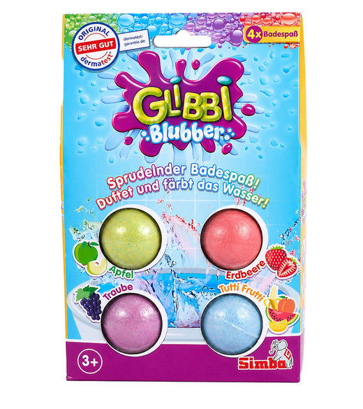 Glibbi Blubber Badekugeln im 4er-Set