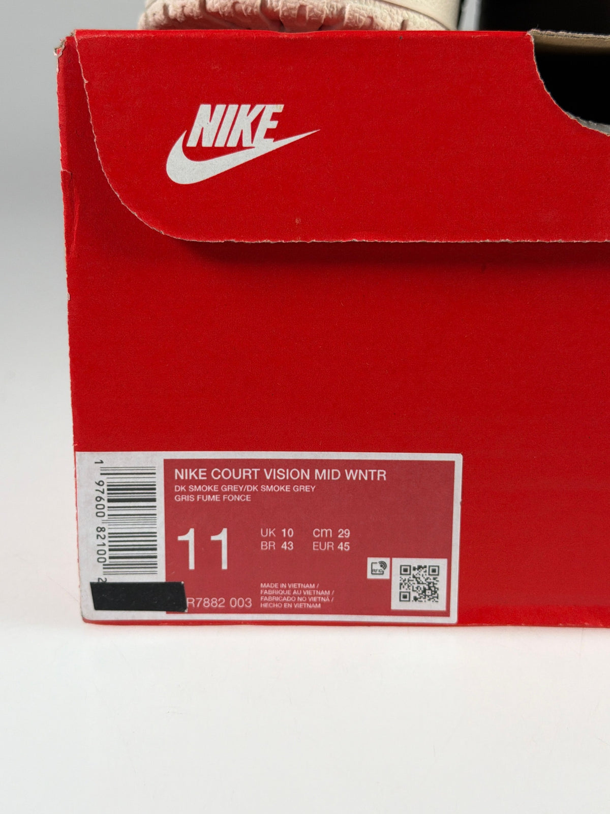Nike Court Vision Mid Wntr - Größe EU 45 #12896