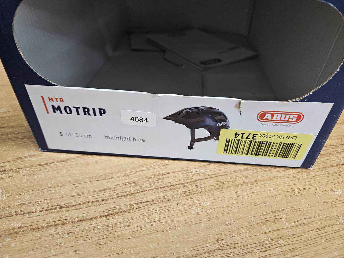 ABUS Motrip Fahrradhelm - Größe 51-55cm #4684 - Black Forest Deals