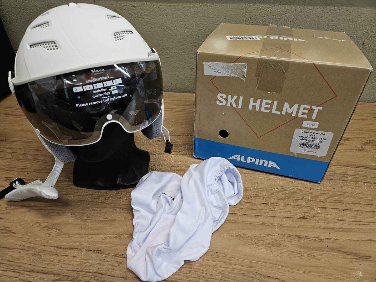 Alpina Jump 2.0 Skihelm - Größe 52-54cm #4764 - Black Forest Deals