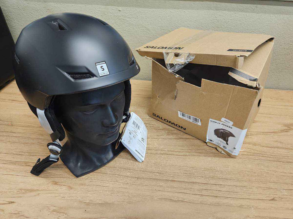 Salomon Icon LT Access Skihelm - Größe 53-56cm #4802 - Black Forest Deals