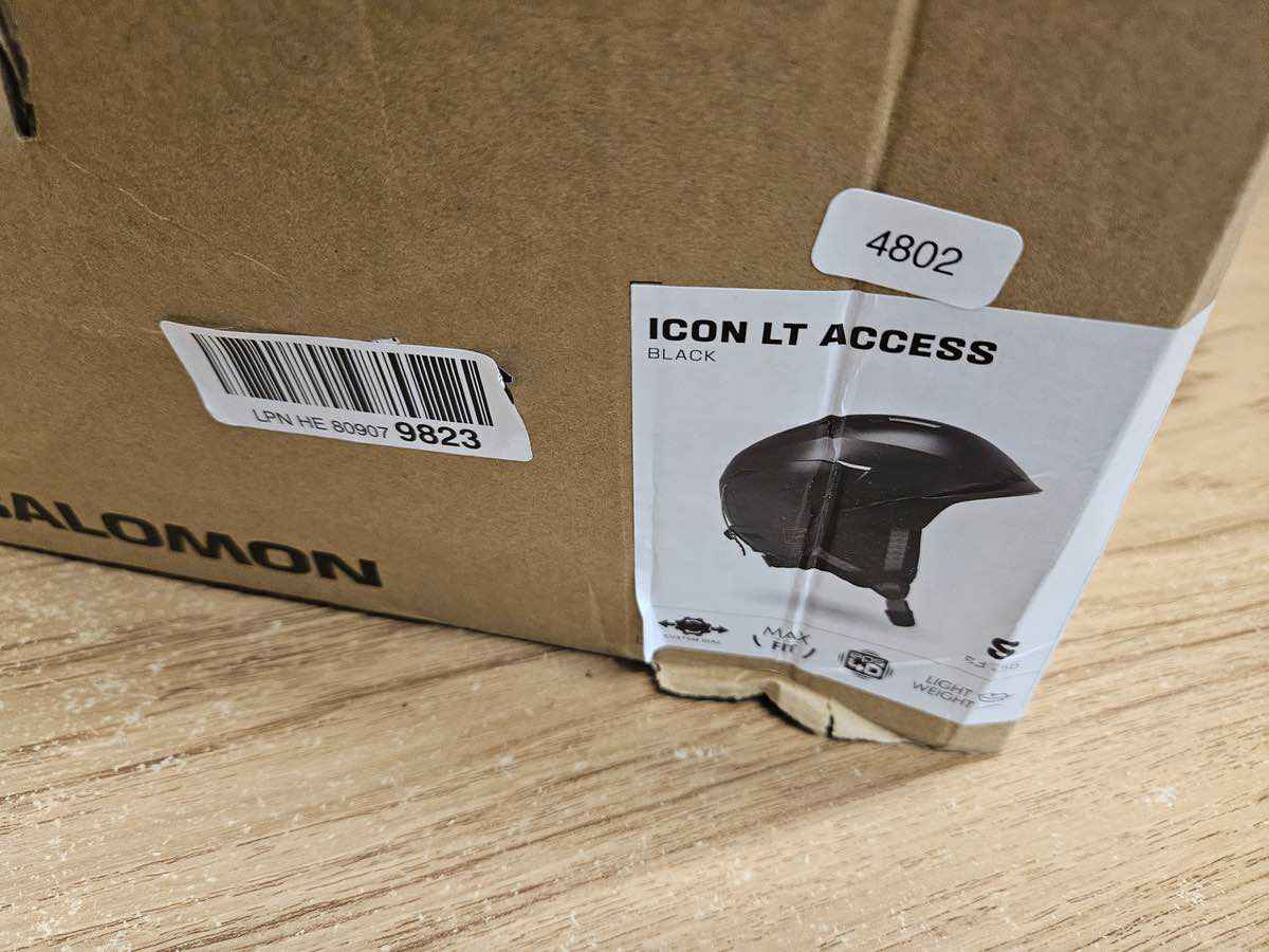 Salomon Icon LT Access Skihelm - Größe 53-56cm #4802 - Black Forest Deals
