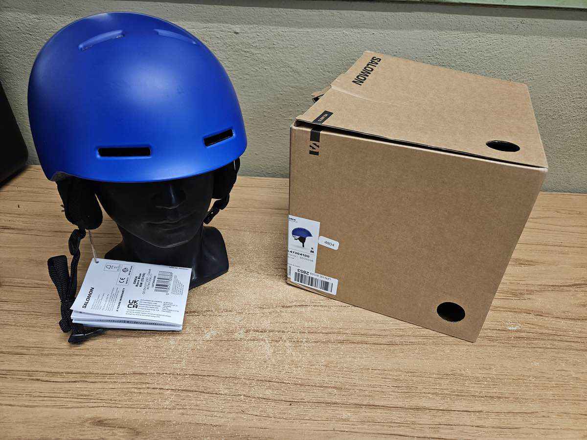 Salomon Orka Skihelm - Größe 53-56cm #4804 - Black Forest Deals