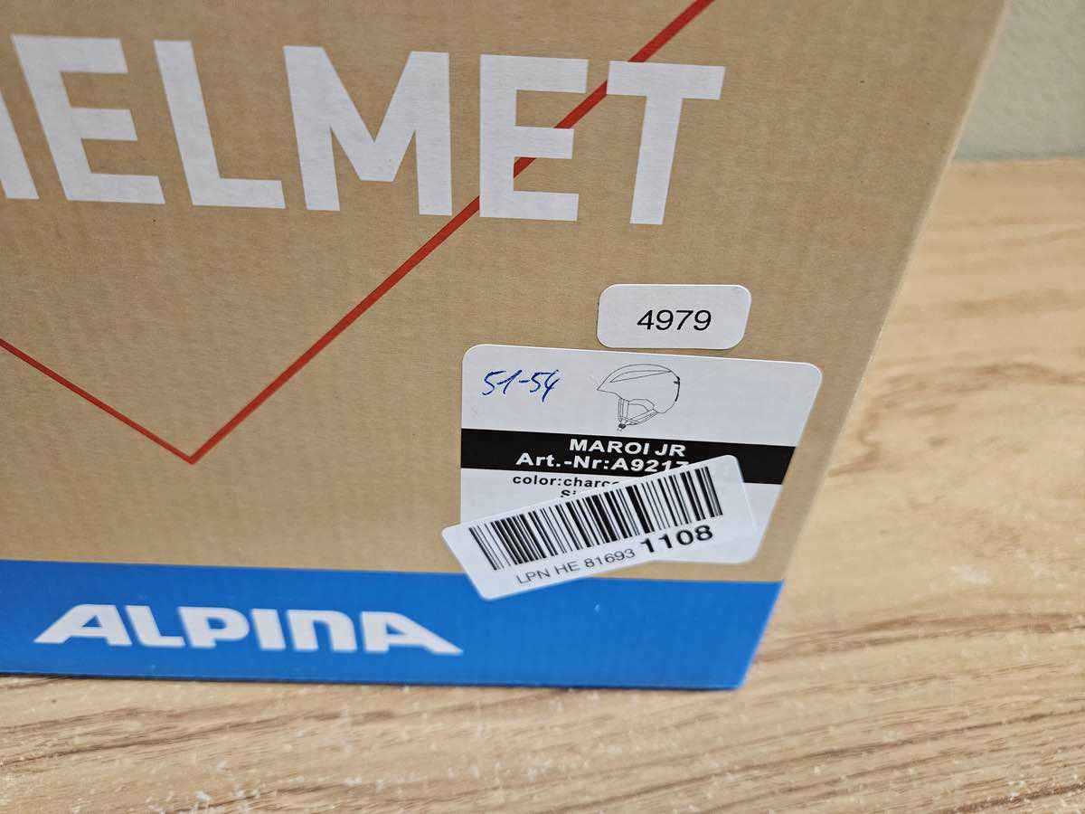 Alpina Maroi JR Skihelm - Größe 51-54cm #4979 - Black Forest Deals