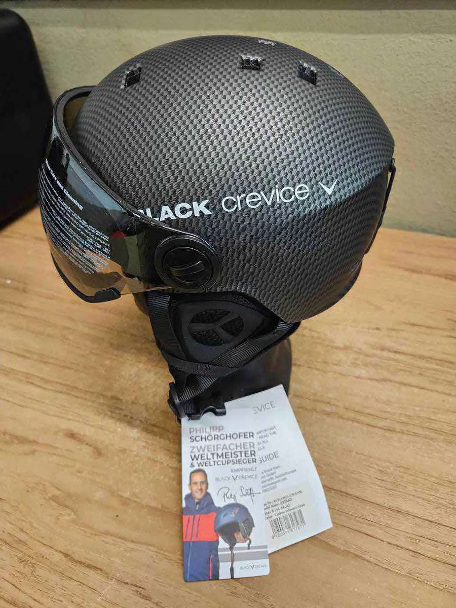 Black Crevice Gstaad Skihelm - Größe 51-54cm #5042 Black Forest Deals