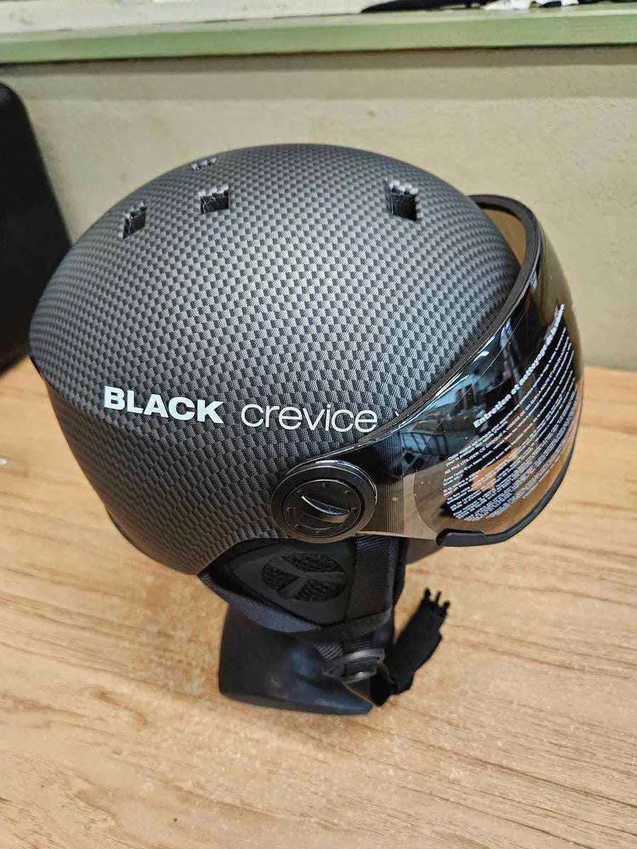 Black Crevice Gstaad Skihelm - Größe 51-54cm #5042 Black Forest Deals