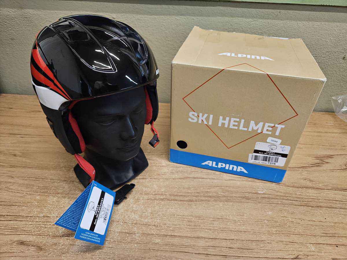 Alpina Carat Skihelm - Größe 48-52cm #5044 Black Forest Deals