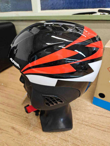 Alpina Carat Skihelm - Größe 48-52cm #5044 Black Forest Deals