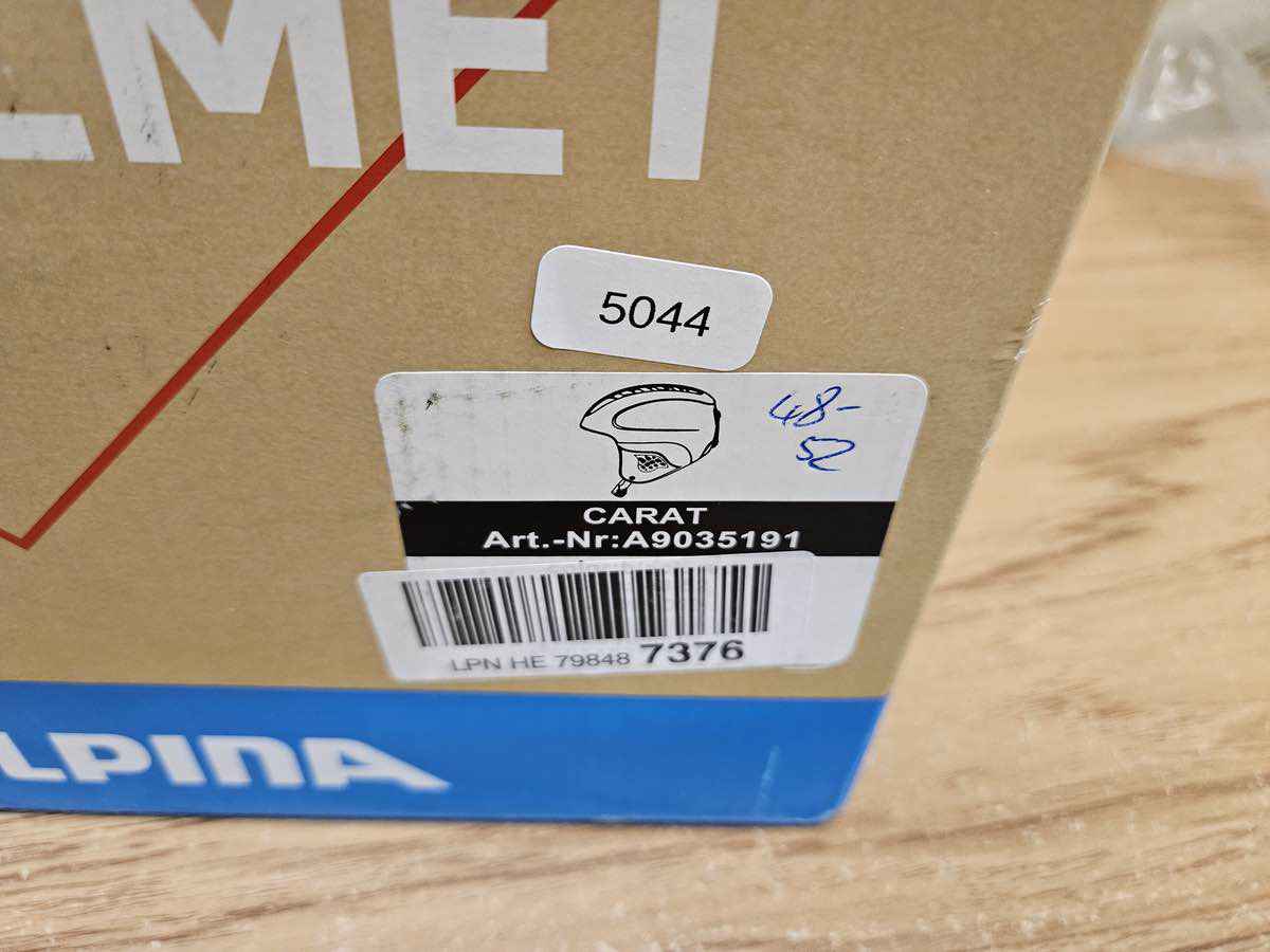 Alpina Carat Skihelm - Größe 48-52cm #5044 Black Forest Deals