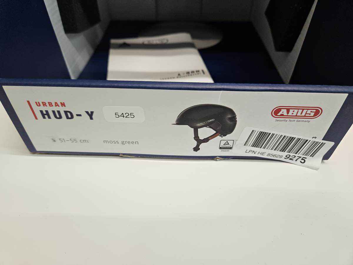ABUS Hud-Y Fahrradhelm - Größe 51-55cm #5425 ABUS