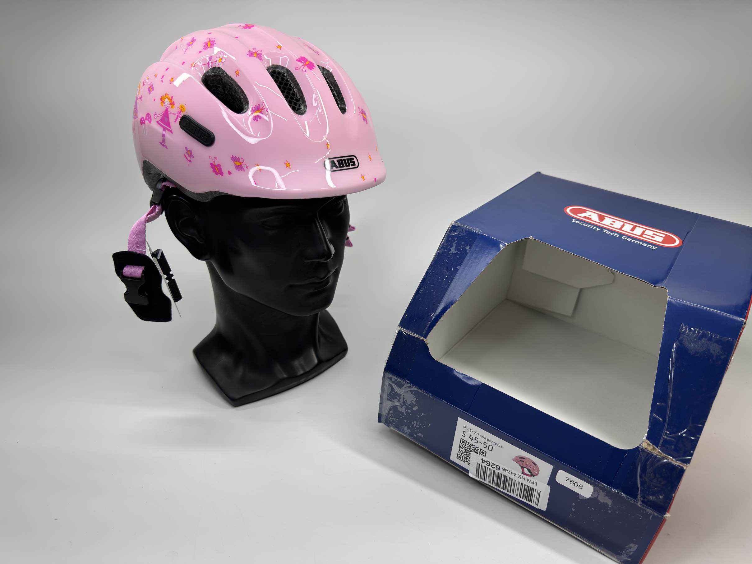 ABUS Smiley 2.0 Fahrradhelm - Größe 45-50cm #7606