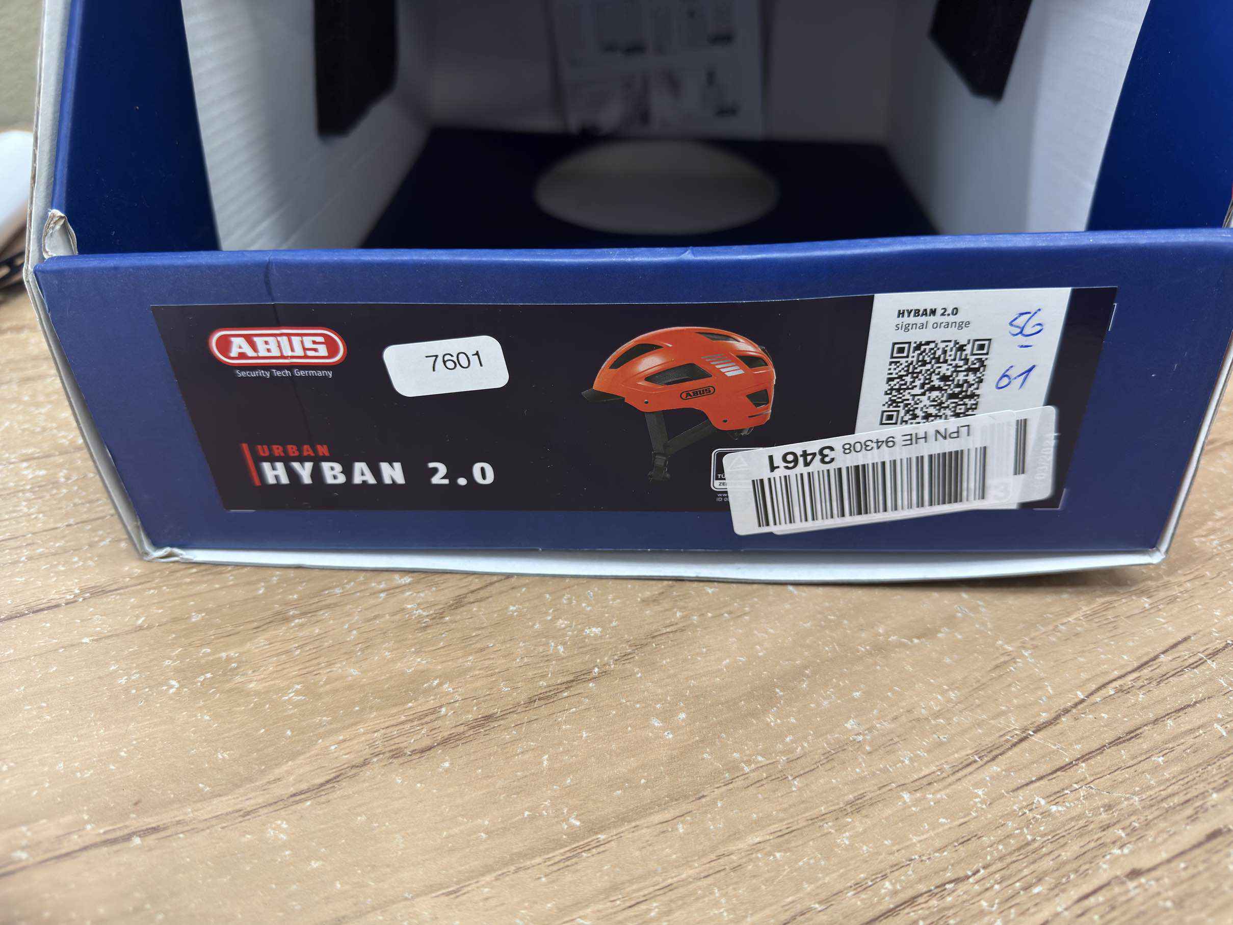 ABUS HYBAN 2.0 Fahrradhelm - Größe 56-61cm #7601