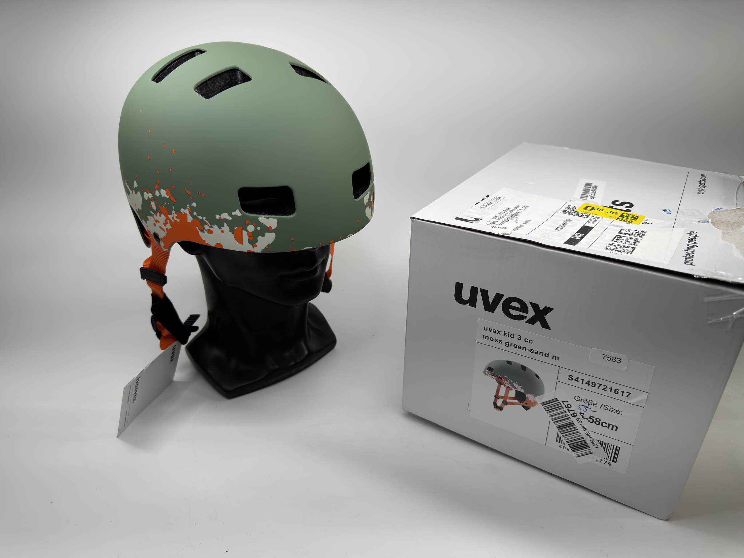 uvex kid 3 cc Fahrradhelm - Größe 55-58cm #7583