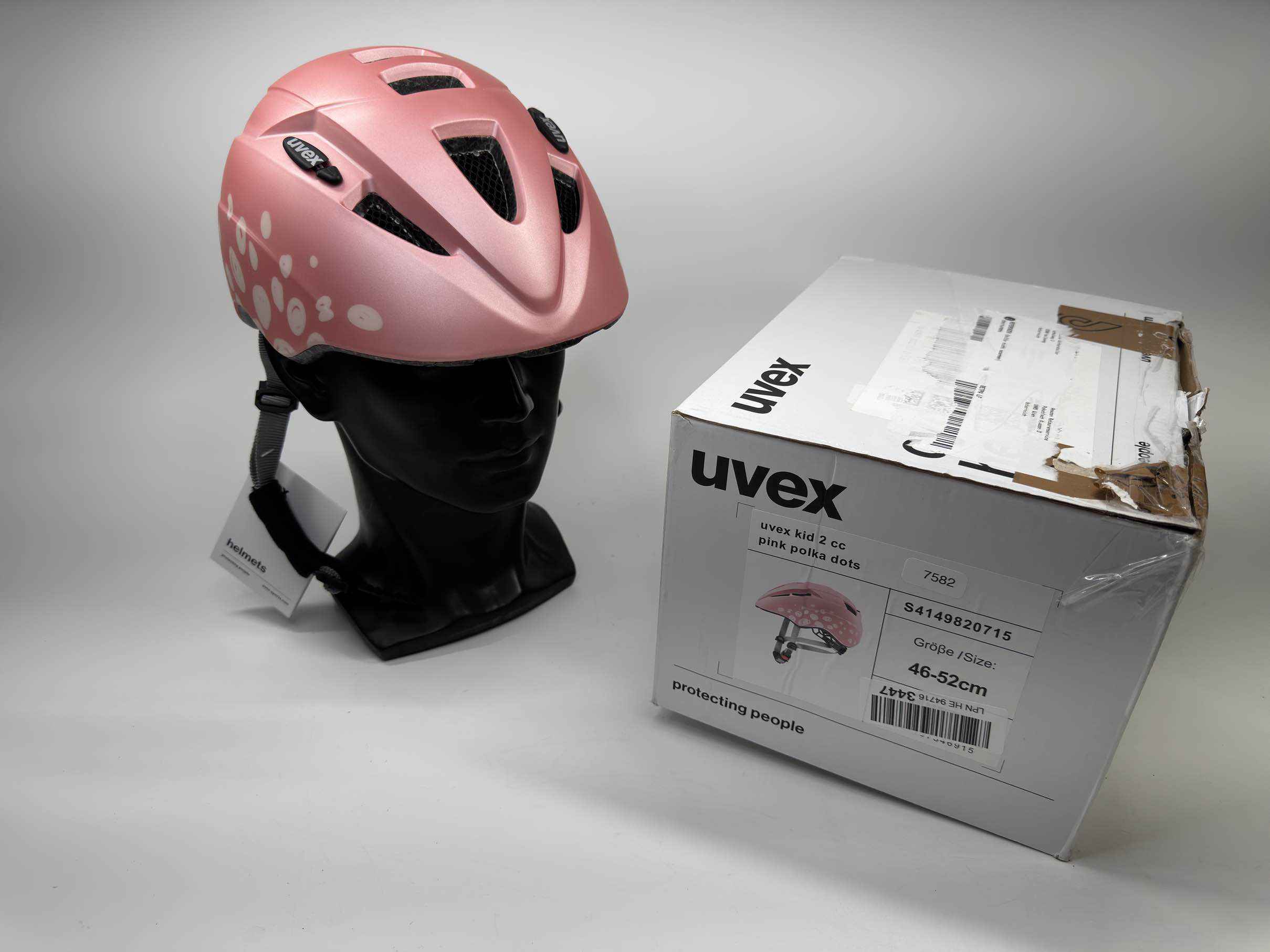 uvex kid 2 cc Fahrradhelm - Größe 46-52cm #7582