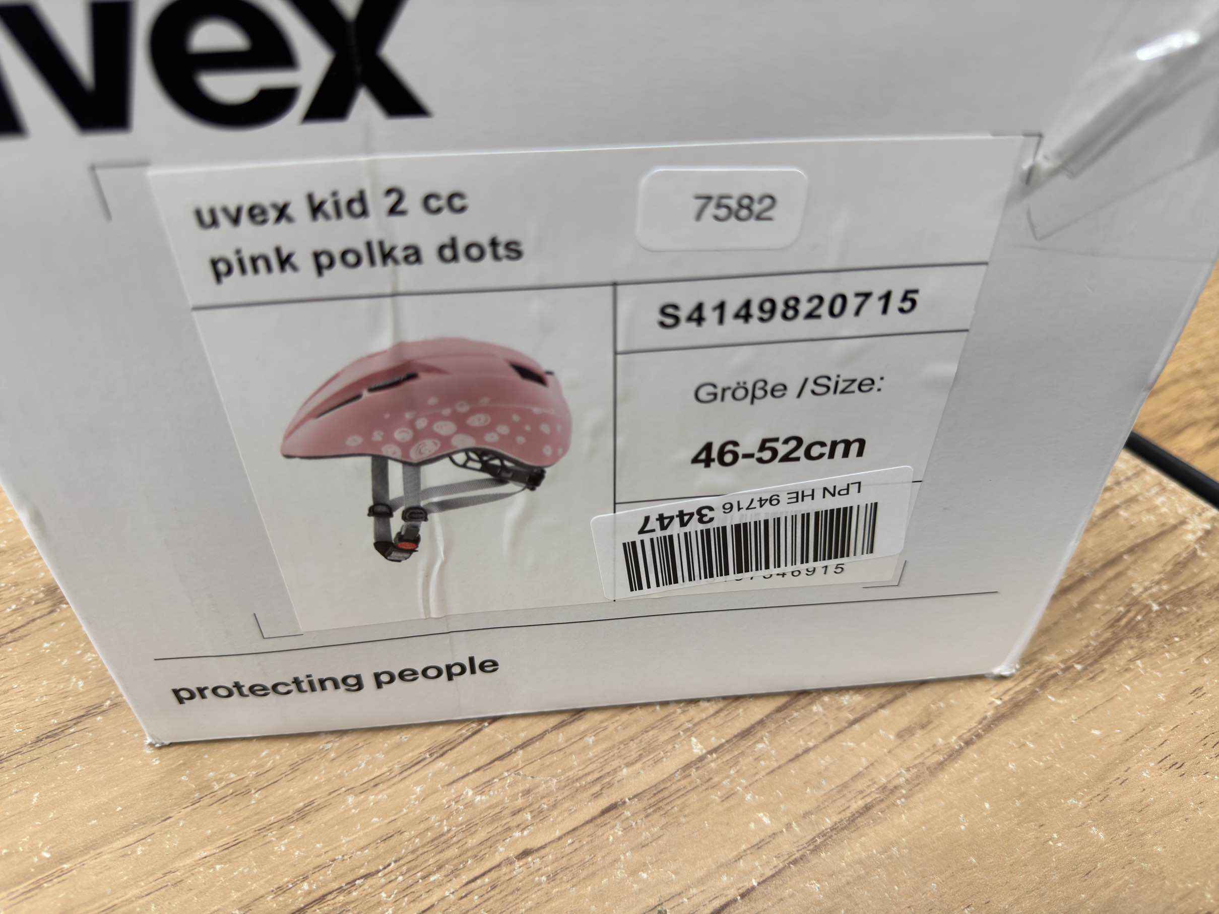 uvex kid 2 cc Fahrradhelm - Größe 46-52cm #7582