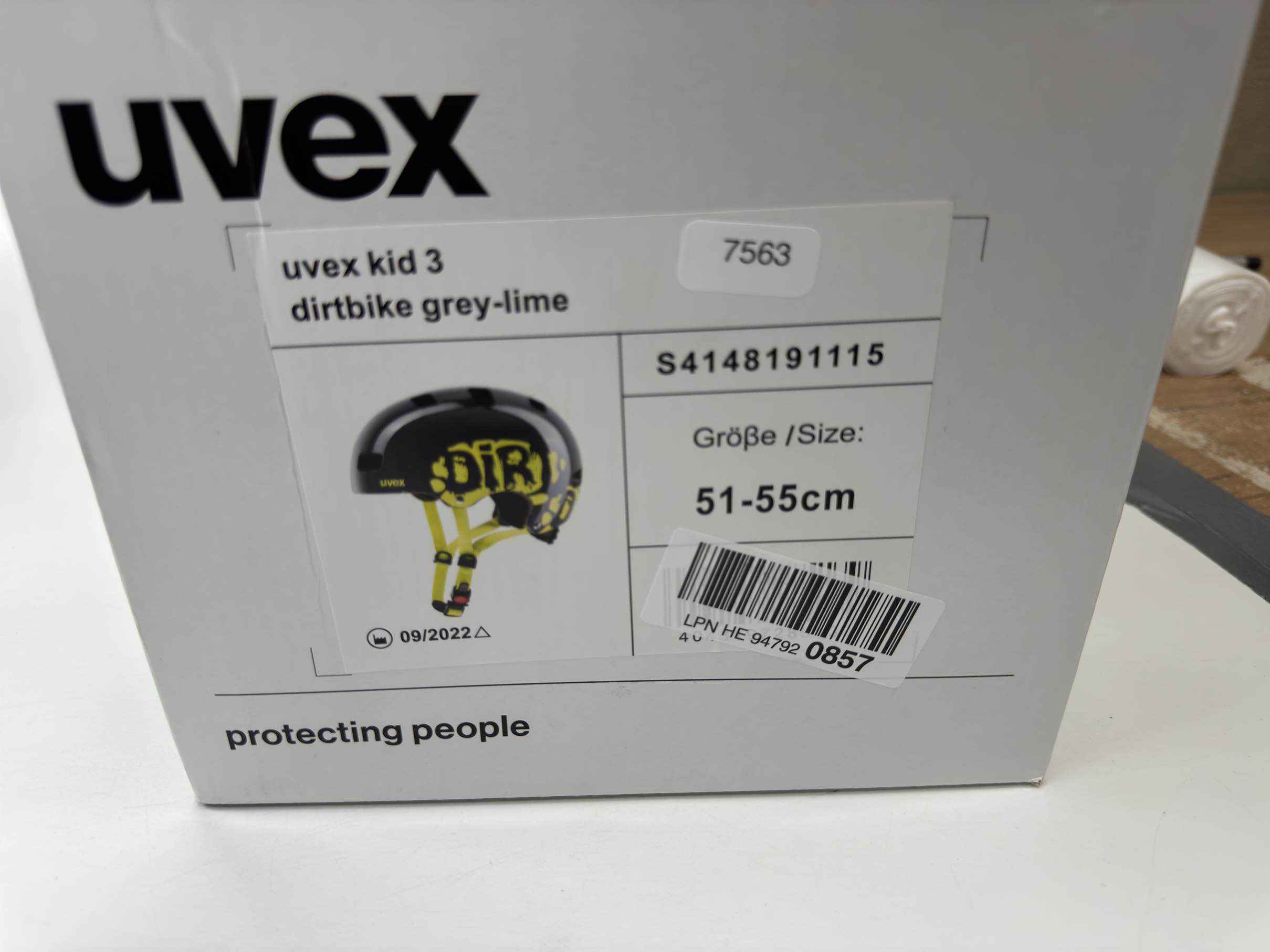 Uvex Kid 3 Fahrradhelm - Größe 51-55cm #7563