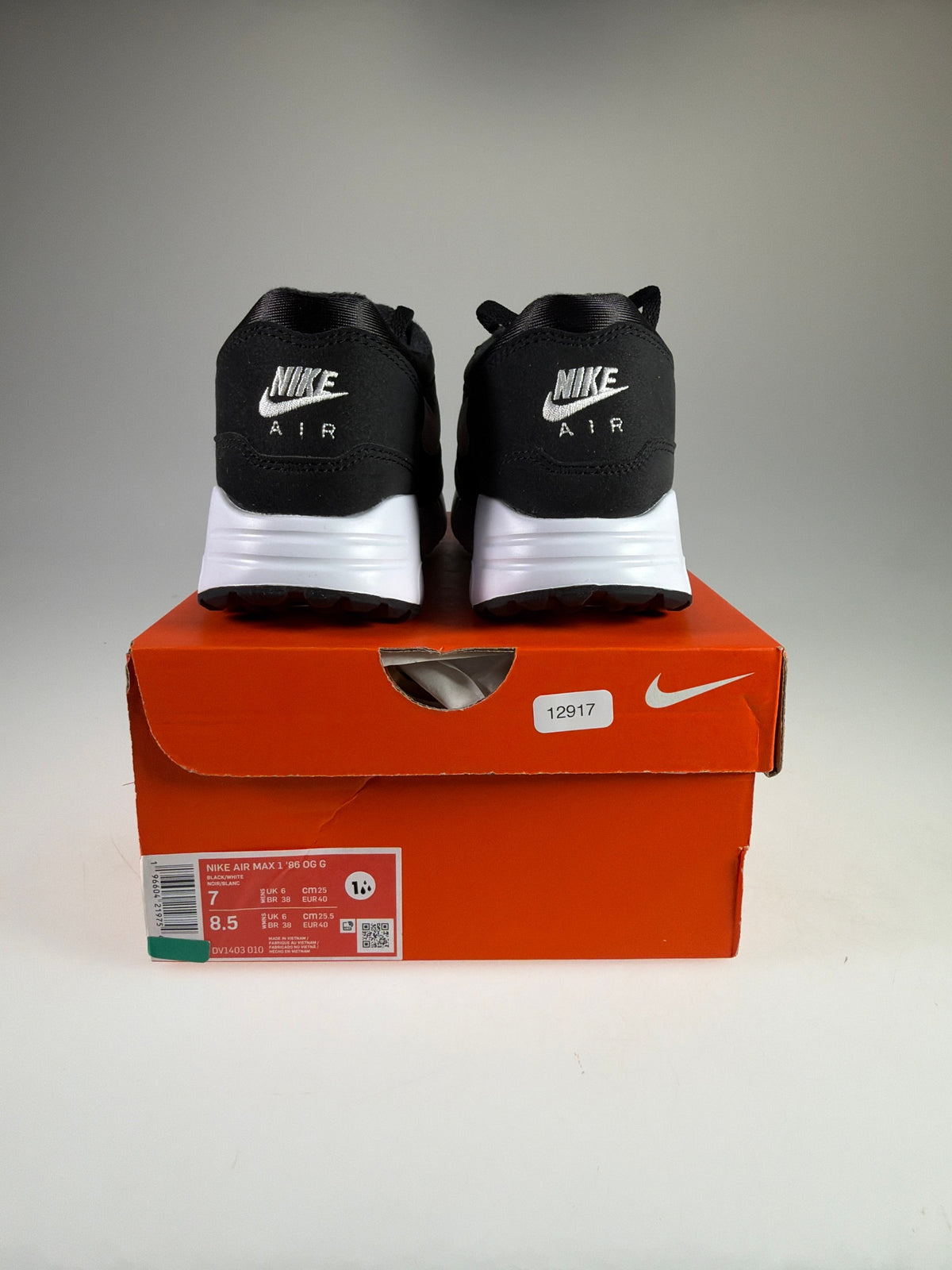 Nike Air Max 1 '86 OG G - Größe EU 40 #12917