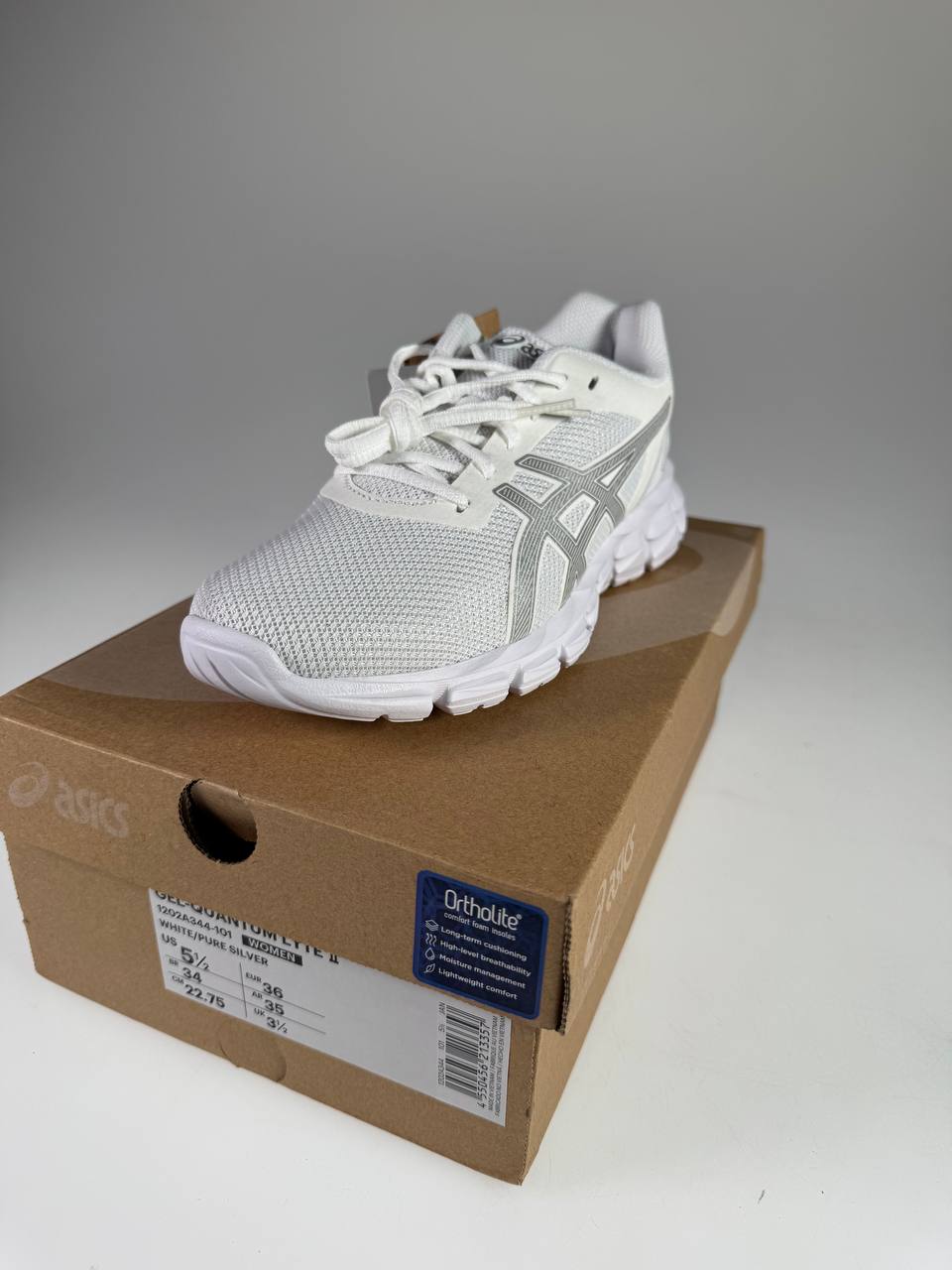 ASICS GEL-QUANTUM LYTE II White/Pure Silver – Vorderansicht
